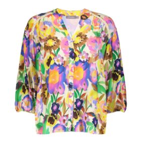 Geisha Blouse 1/2m print multicolor 53229