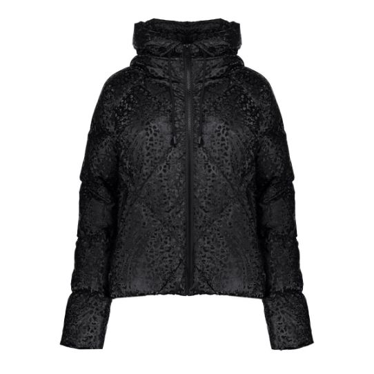 Geisha Jas leopardrd shine zwart 58548