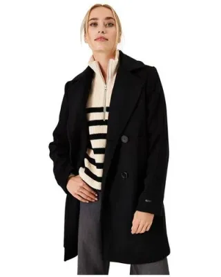 Garcia coat wolmix zwart gj3009s Garcia coat wolmix zwart gj3009s