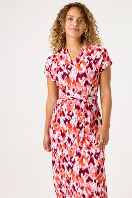 Garcia Jurk print koraal c50284 Garcia Jurk print koraal c50284