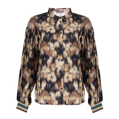 Geisha blouson waffle glits zwart 43672 Geisha blouson waffle glits zwart 43672