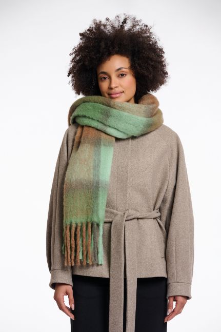 Rino & Pelle Shawl wol forest mix Rita.7002512