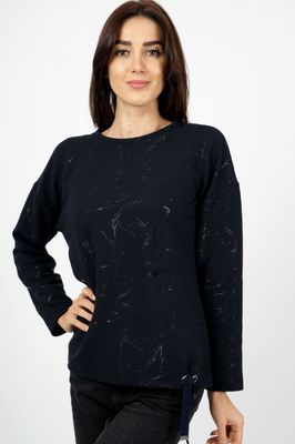 Smisses Sweatshirt zwart k11928 Smisses Sweatshirt zwart k11928