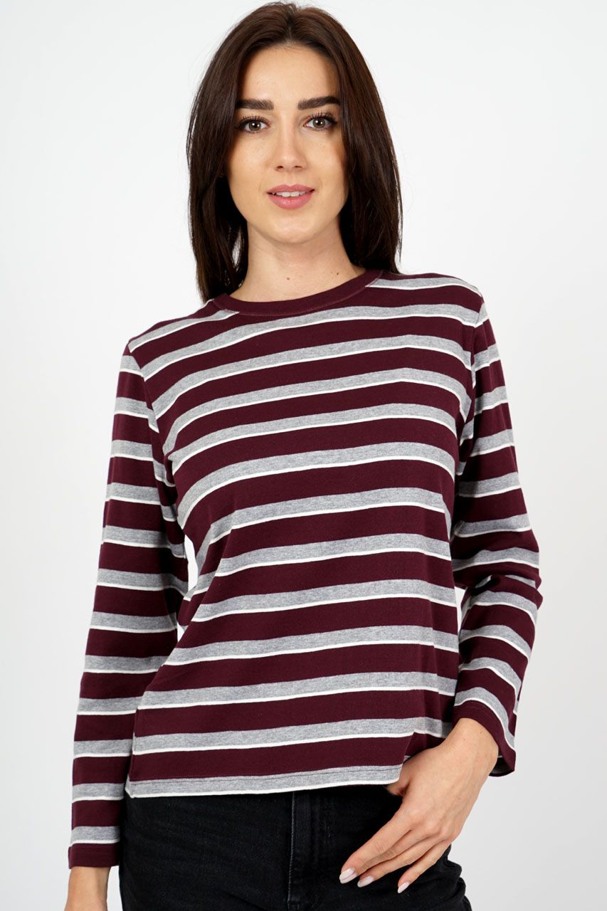 Smisses T-shirt katoen Bordeaux k11542