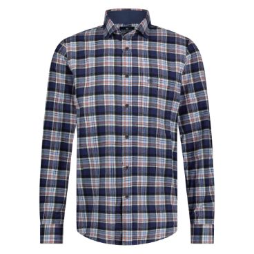 Fellows United Shirt Flanel Ruit roest 42.6519