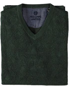 Fellows United Trui VH Structure groen 42.1109