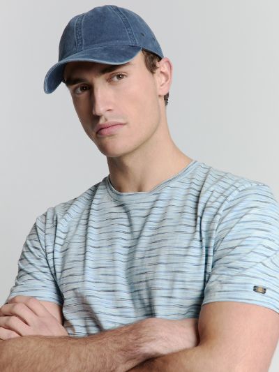 No Excess T-Shirt Melange bleu 27350303