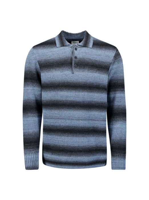 No Excess Pullover Polo Degrade Dusty Blue 29210942