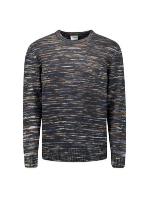 No Excess Pullover Crewneck Chenille Stripe Night 29210947