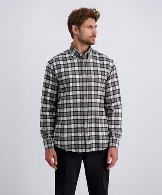 Pierre Cardin Shirt Button down Grijs 41620.0531 Pierre Cardin Shirt Button down Grijs 41620.0531