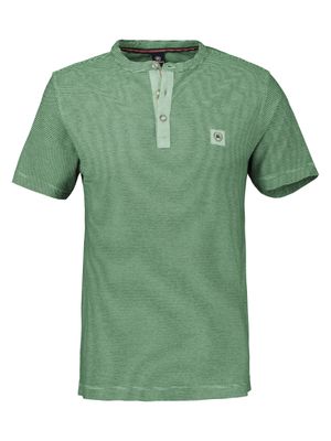 Lerros T-shirt Serafino groen 2523910