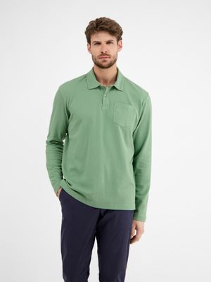 Lerros Polo Wafelpique groen 2524243