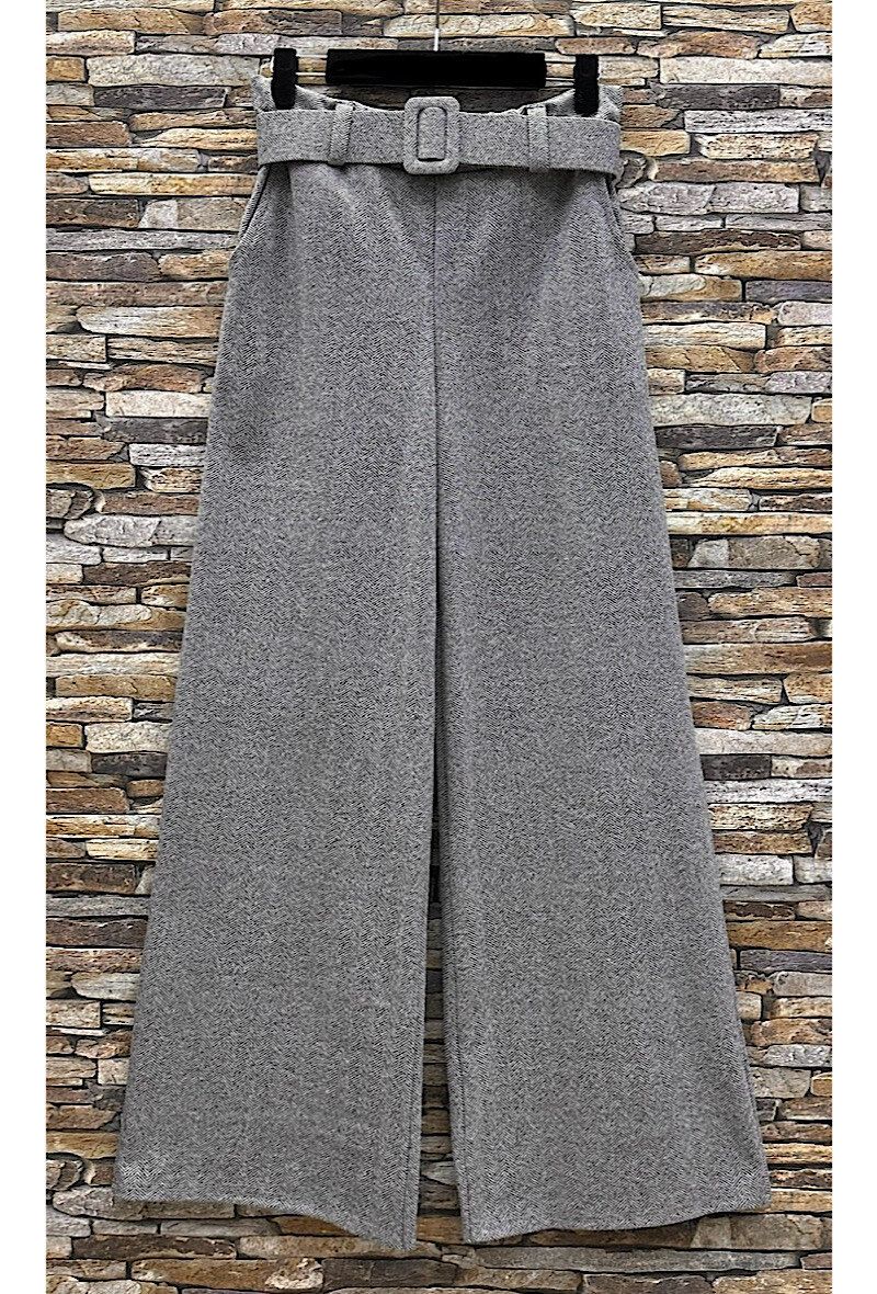 House of Smits Broek wide leg Grijs epfth_6658