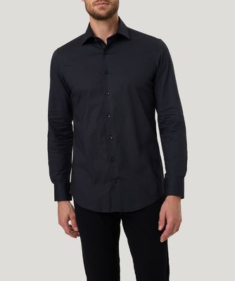 Pierre Cardin Overhemd FF zwart 0003.