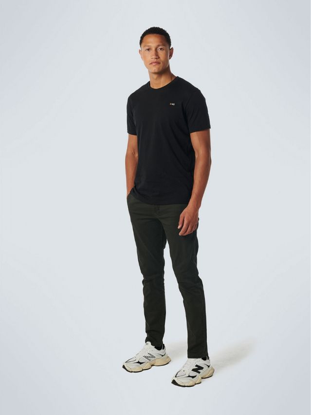 No Excess Chino brushed zwart 217110807
