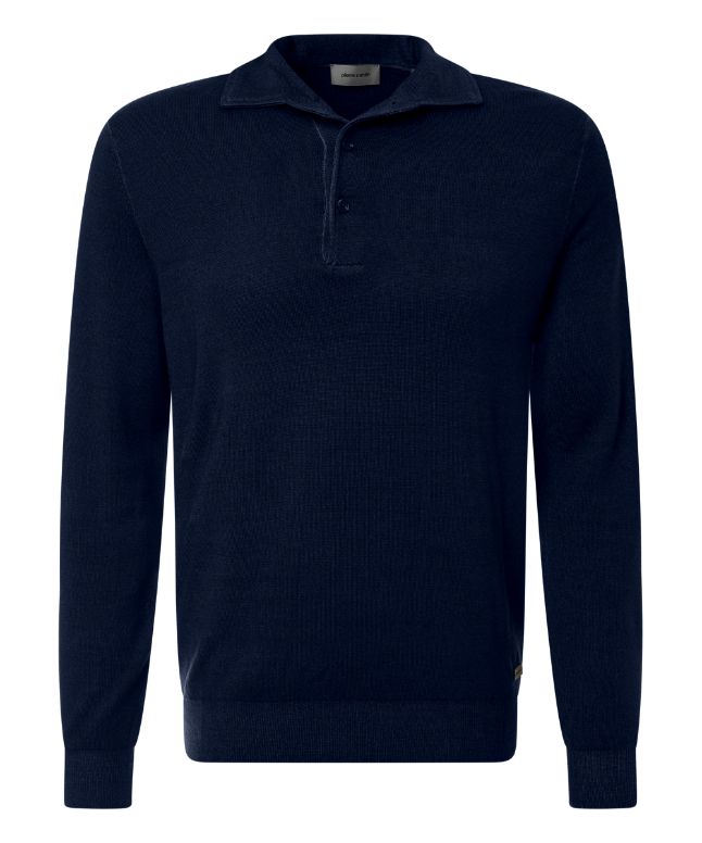 Pierre Cardin Merino Wol Polo blauw 50704.5037