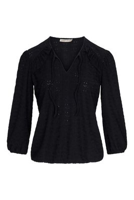 Dreamstar blouse broderie zwart Doca Dreamstar blouse broderie zwart Doca