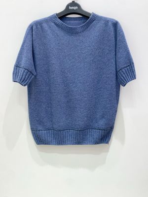 House of Smits Pull km cash/wol mix rafblauw ef6292 House of Smits Pull km cash/wol mix rafblauw ef6292