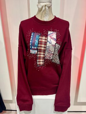 House of Smits Sweater Bordeaux epfn10290