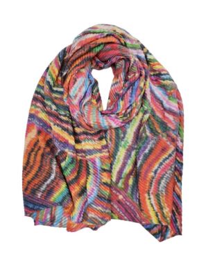 House of Smits Shawl plisse multicolor efba1617
