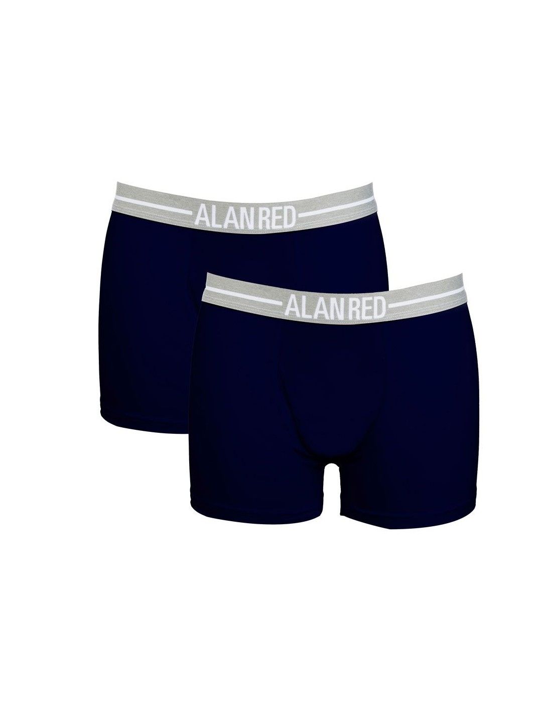 Alan Red Boxershorts 2pack marine 7001