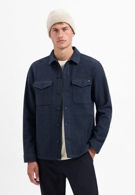 No Excess Overshirt Button Closure Melange Night 29510821SN No Excess Overshirt Button Closure Melange Night 29510821SN