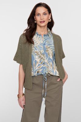 Geisha blouse olive 63287-20