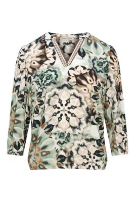 Dreamstar Blouson print 3/4m Jade-Mix Cemily