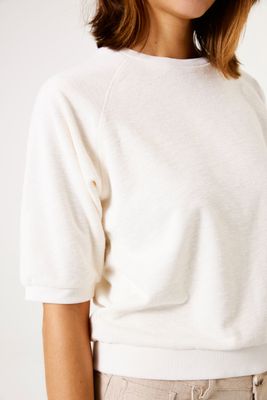 Garcia Sweat km badstof ecru D50060