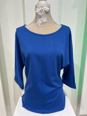 Smisses Sweatshirt 3/4m kobalt k31205