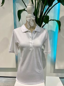 Smisses Polo km katoen wit xk31400