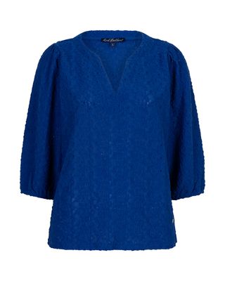 Red Button Shirt Ajour cobalt SRB4809