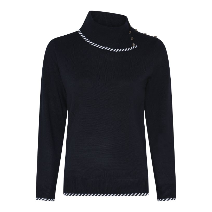 Micha Trui split col navy 179-167