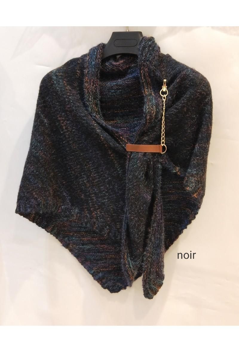 House of Smits omslagdoek zwart ewjl3167