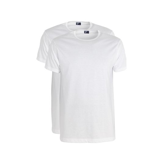 Alan Red T-shirts km Derby 2pack wit 6672/2