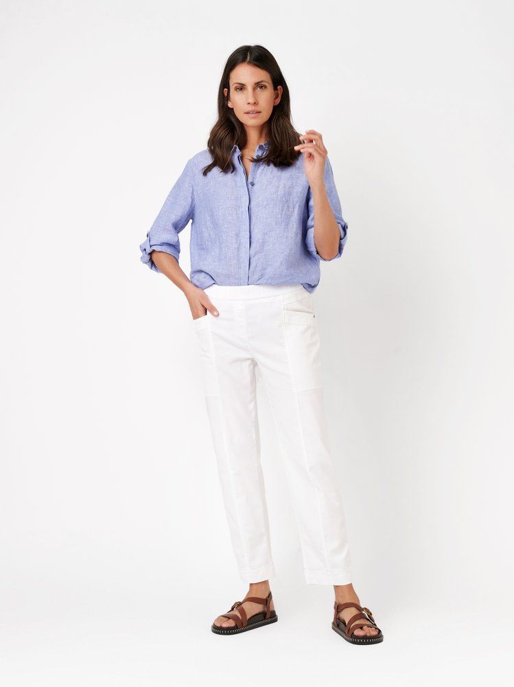 Toni Dress Sue Jogpants 7/8 White 21-21/1806-10