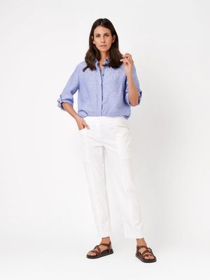 Toni Dress Sue Jogpants 7/8 White 21-21/1806-10