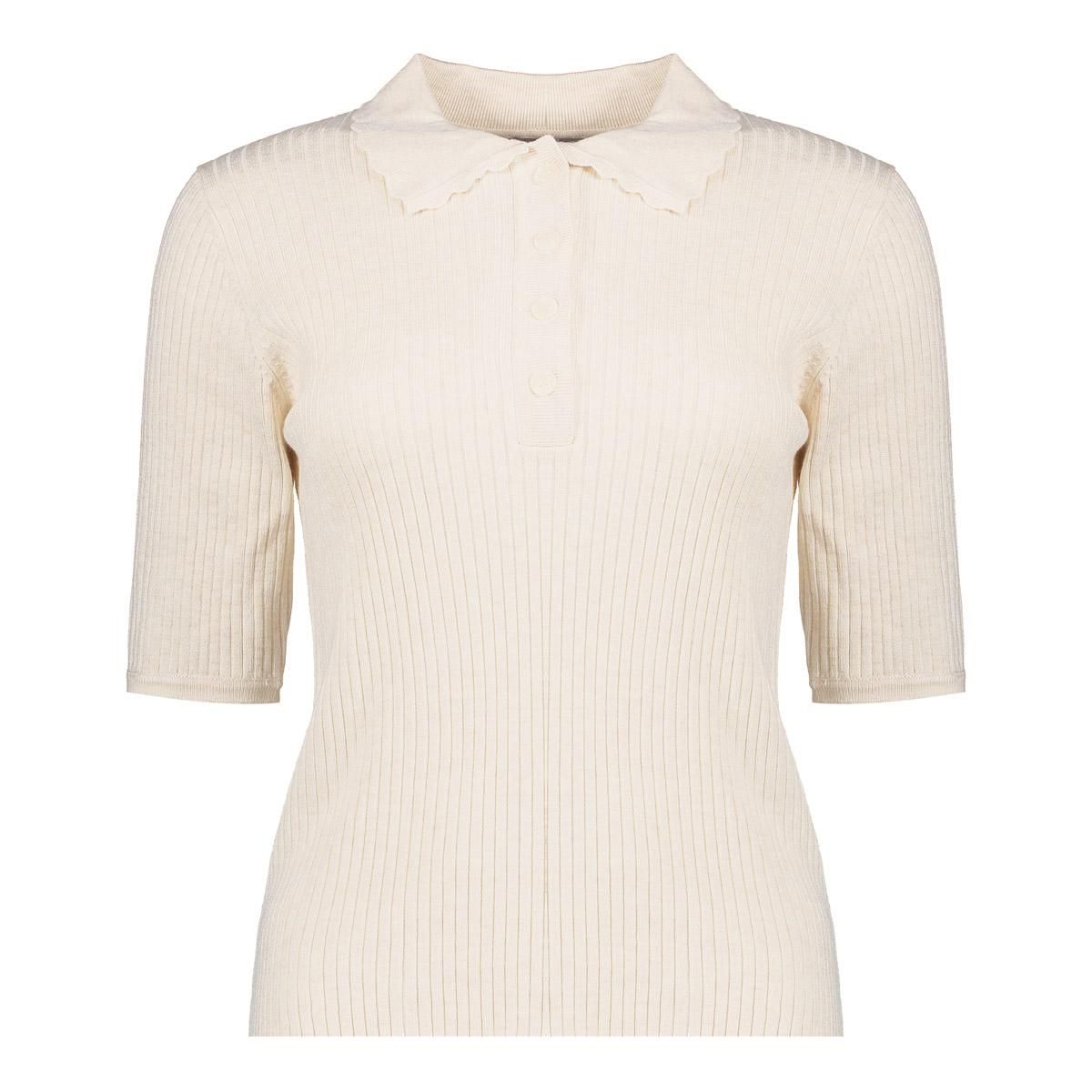 Geisha Pull polo light sand 64061-14
