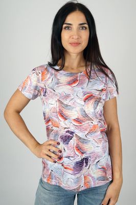 Smisses T-shirt print oranje k31287