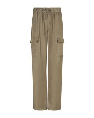 Red Button Broek Colette cargo shine moss SRB4827