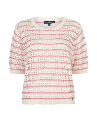 Red Button Trui km Jolene stripe Pink SRB4950