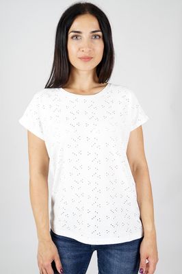Smisses T-shirt broderie offwhite k32214