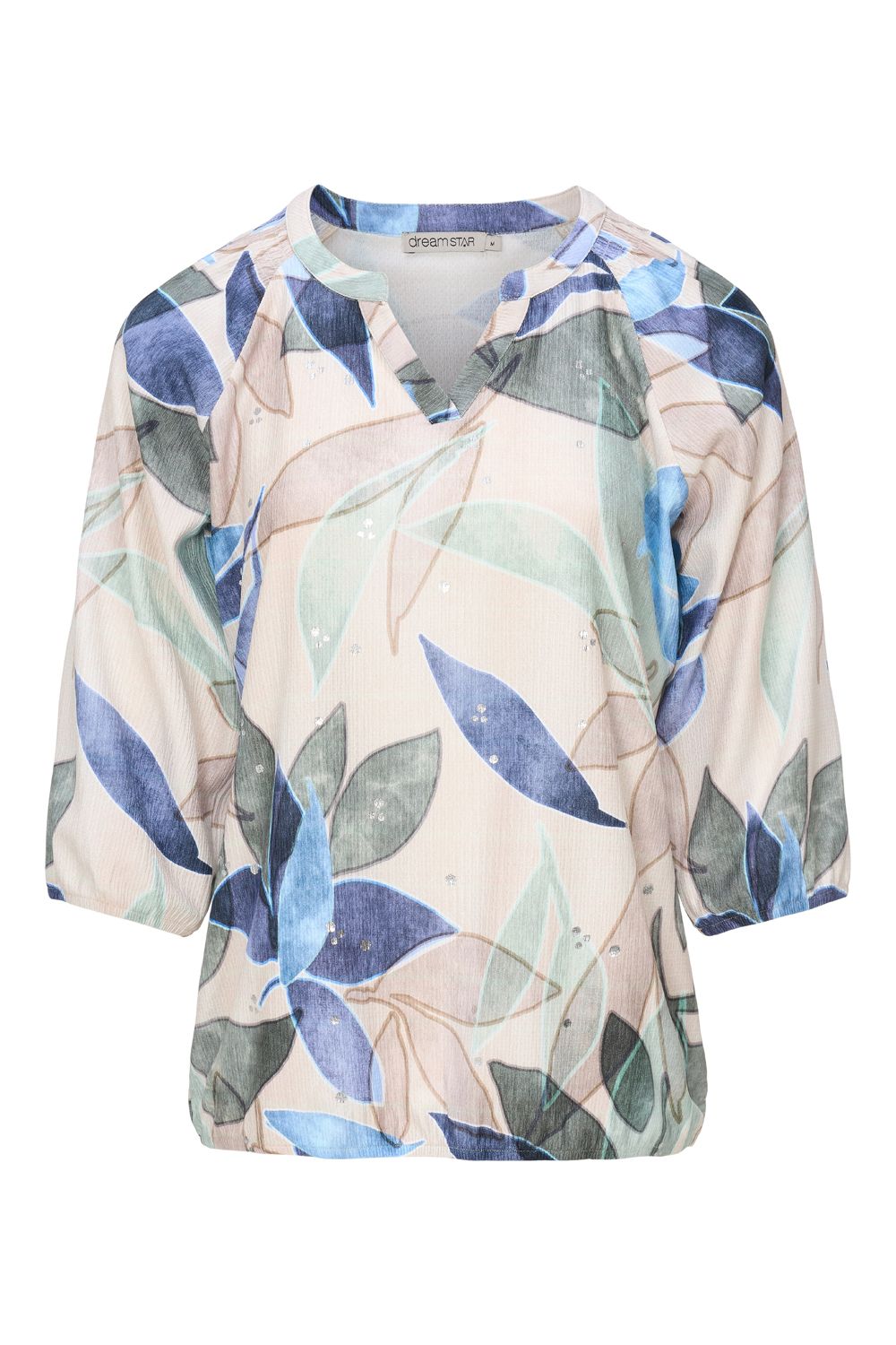 Dreamstar Blouson print 3/4m Blue Mix Solis