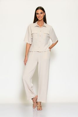 Batida Blouse crepe ecru 2485