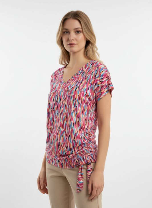 Batida Blouson print rose 2388