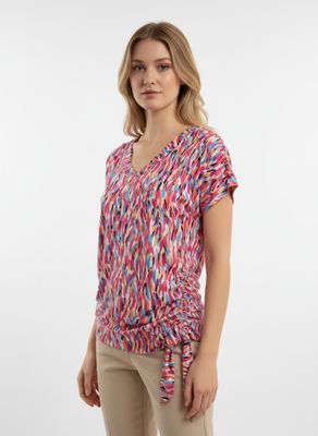 Batida Blouson print rose 2388