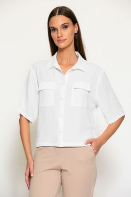 Batida Blouse crepe offwhite 2485