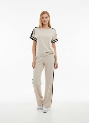 Batida Broek sweat ecru 2498