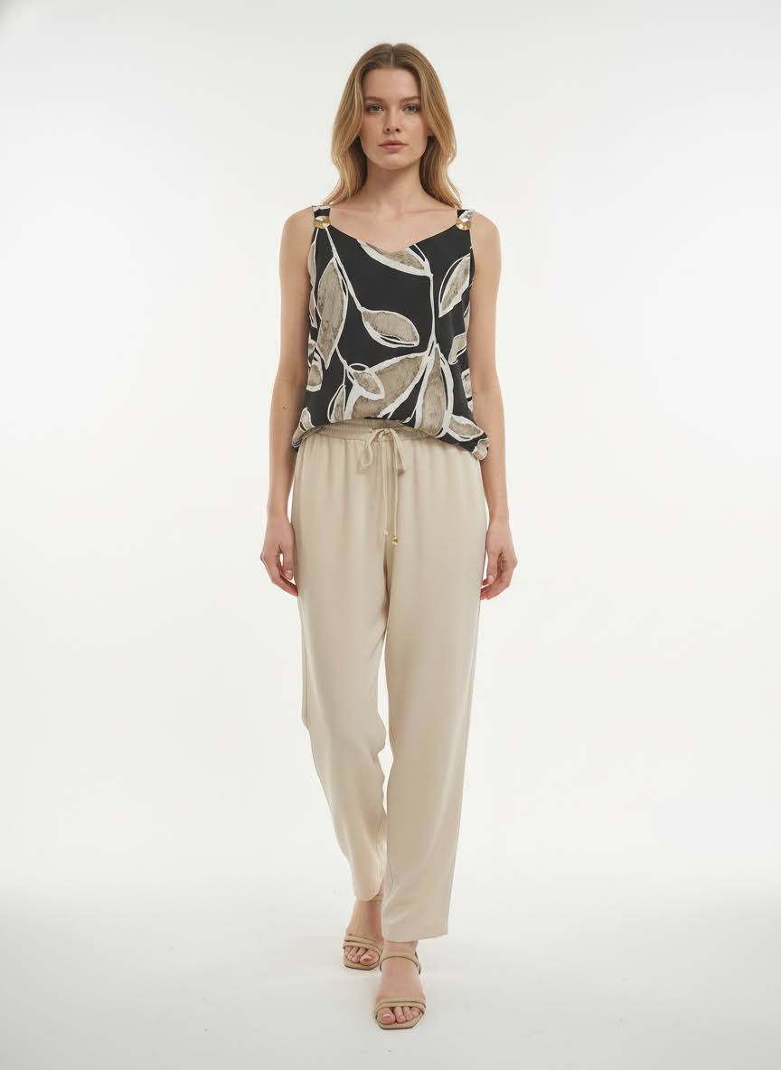 Batida Broek wide leg ecru 2433