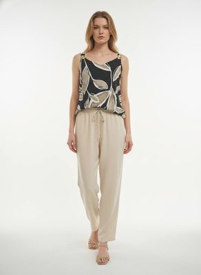 Batida Broek wide leg ecru 2433